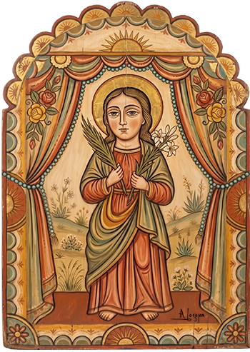 Retablo of St. Maria Goretti